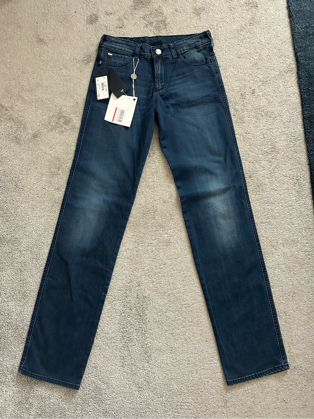 NEW Women’s Armani Jeans J12 Rosemary Sz. 25 Dark Wash Slim Fit Mid-Rise Stretch
